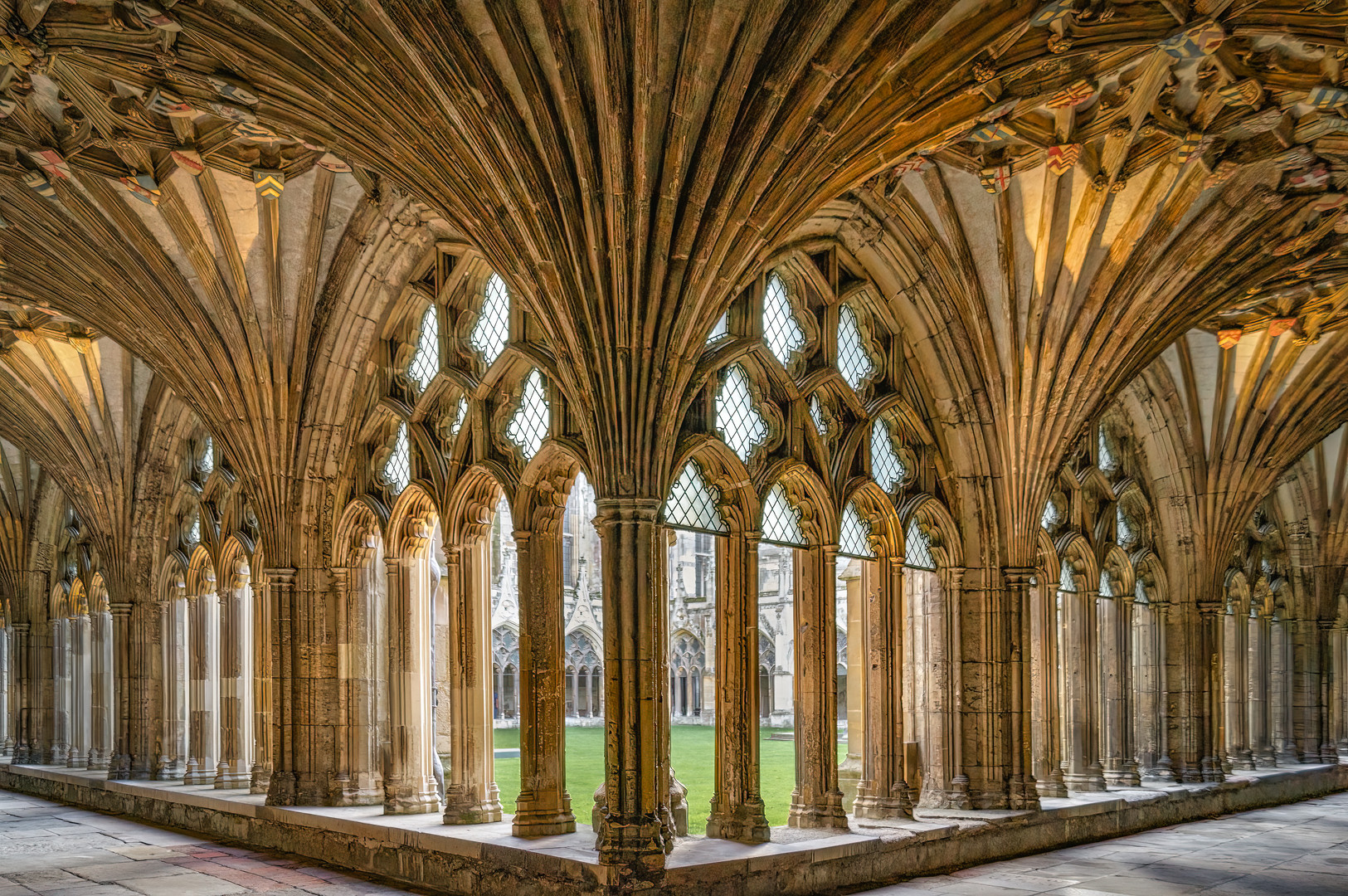 Canterbury Cathedral Cloister Corner