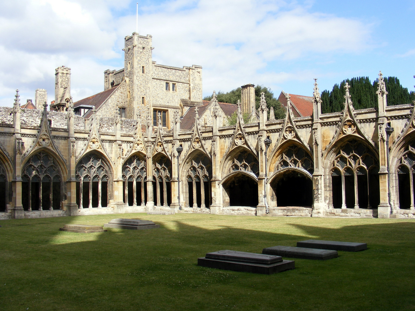 Canterbury Cathedrale Innenhof