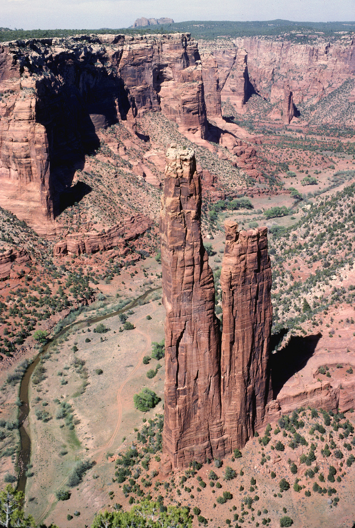 Canyon de Chelly , Navajo Country, Spider Rock, CO