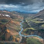 Canyon im Hochland von Island