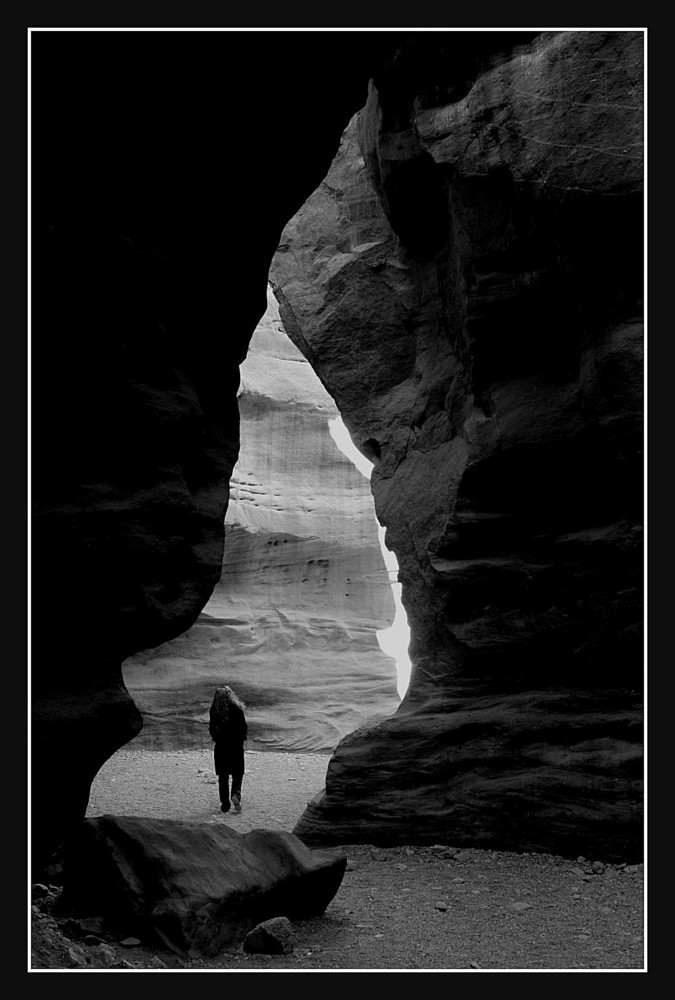 Canyon in der Negev-Wüste