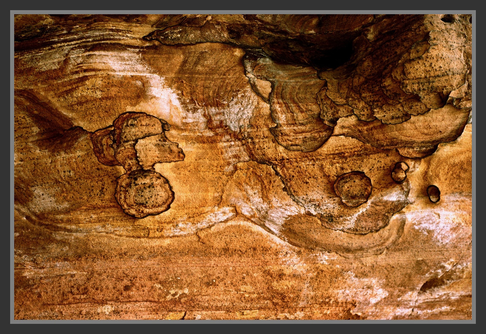 Canyon wall near Capitol Reef park. Utah