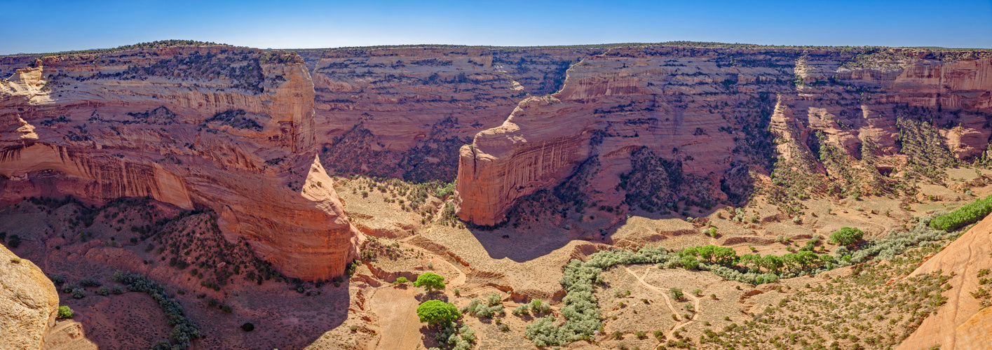 Canyonblick beim Mummy Cave Overlook