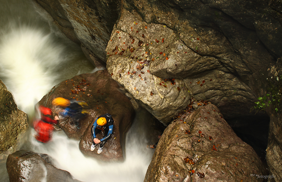 Canyoning.