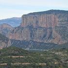 Cañon horadado por el rio Segre.