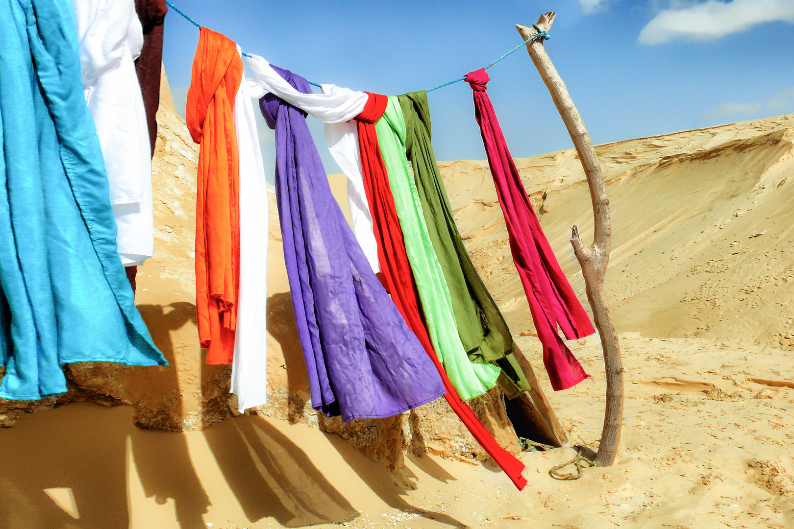 CAOS DI COLORI NEL DESERTO