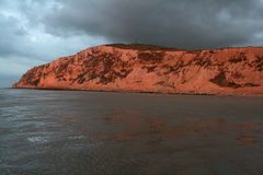 Cap Blank Nez im Sonnenuntergang