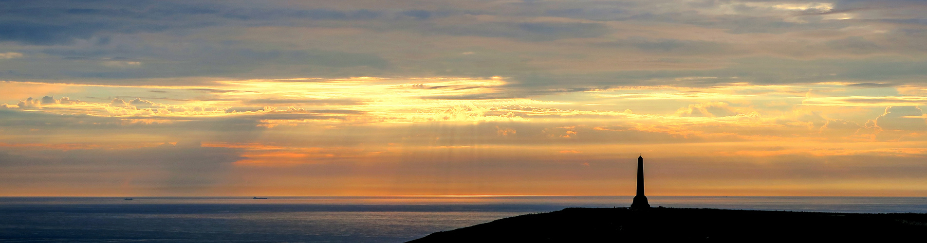 Cap Blanz Nez im Sonnenuntergang