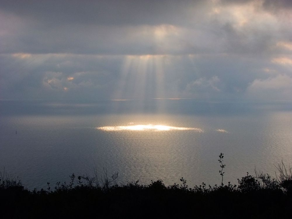 Cap Canaille. Rayons du soir