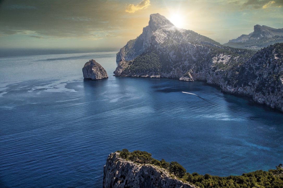 Cap de Formentor vom Aussichtspunkt Mirador Es Colomer