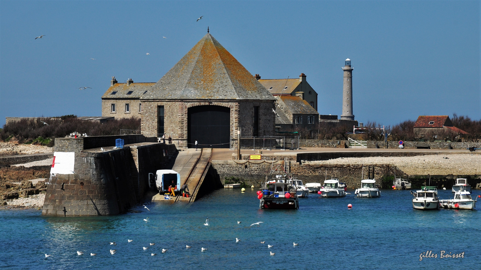 Cap de la Hague,  le port de Goury