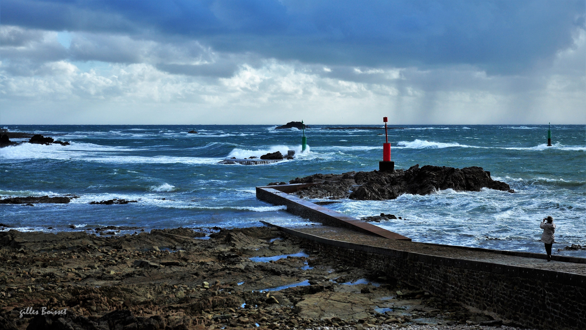 Cap de la Hague, vent de Nordet