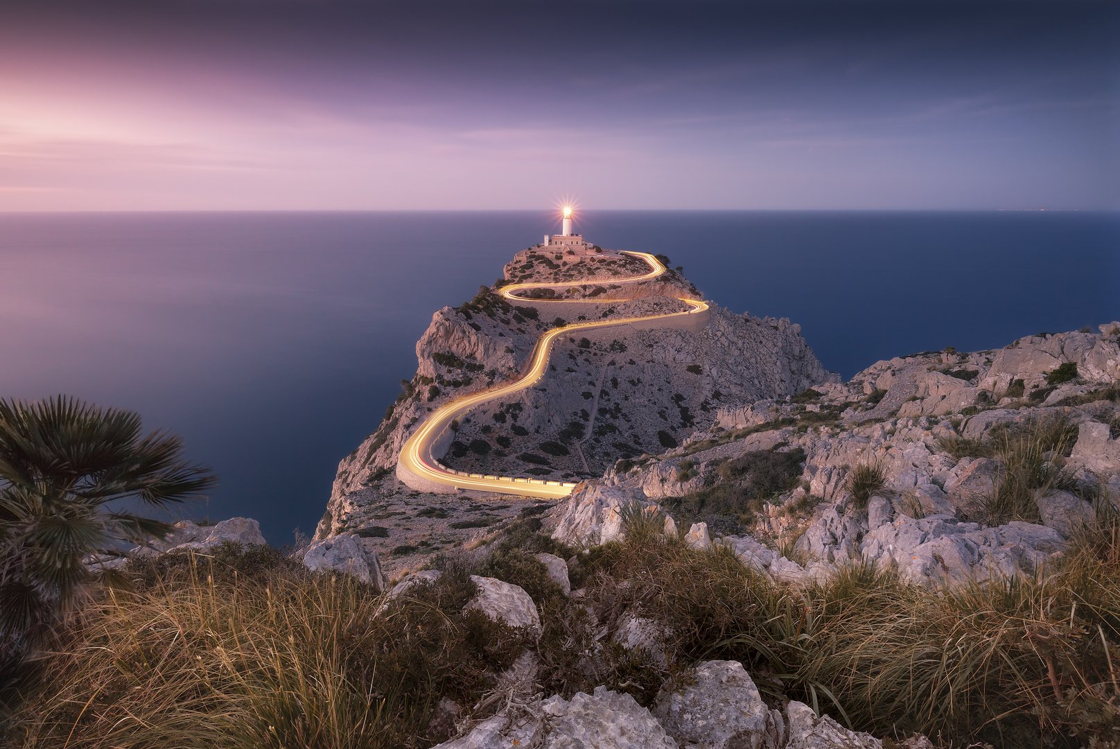 Cap Formentor - Abendlicht in den Bergen