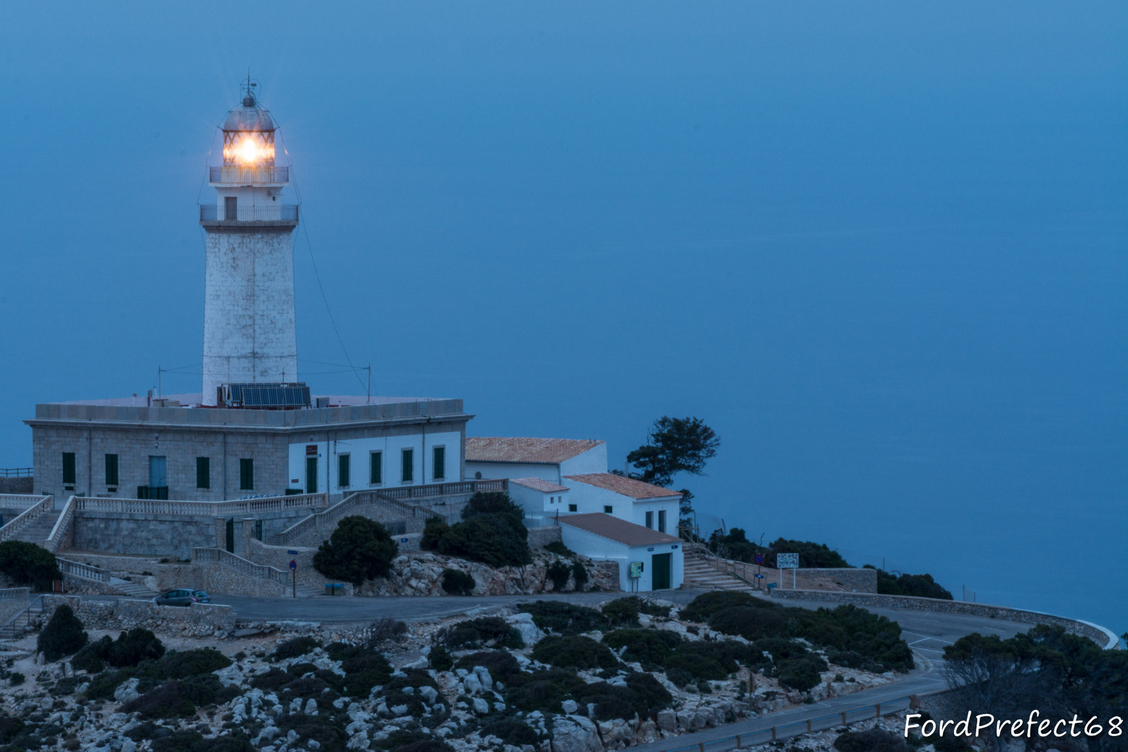 Cap Formentor bei Nacht