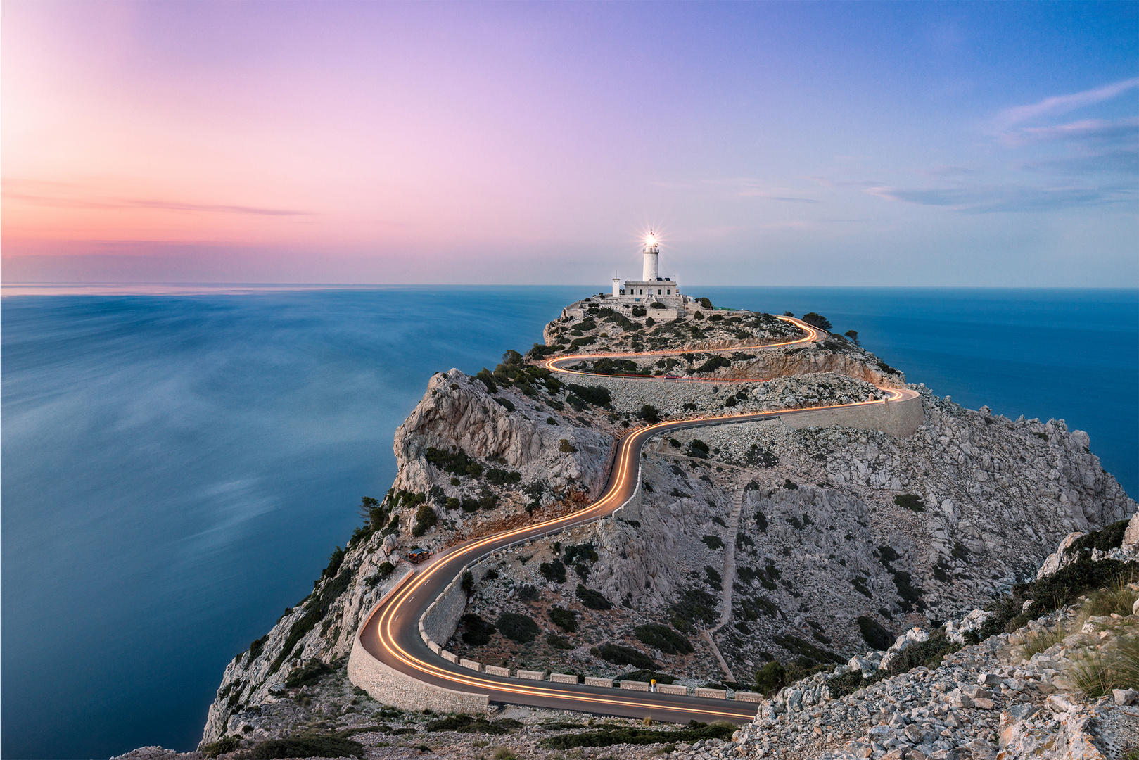 Cap Formentor bei Sonnenuntergang Foto & Bild spain, sunset, world