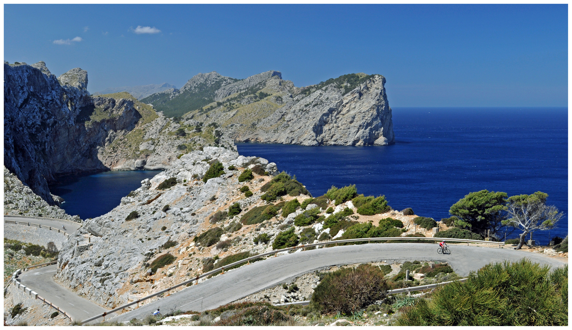 Cap Formentor, Radler, Schaumkronen, Polfilter