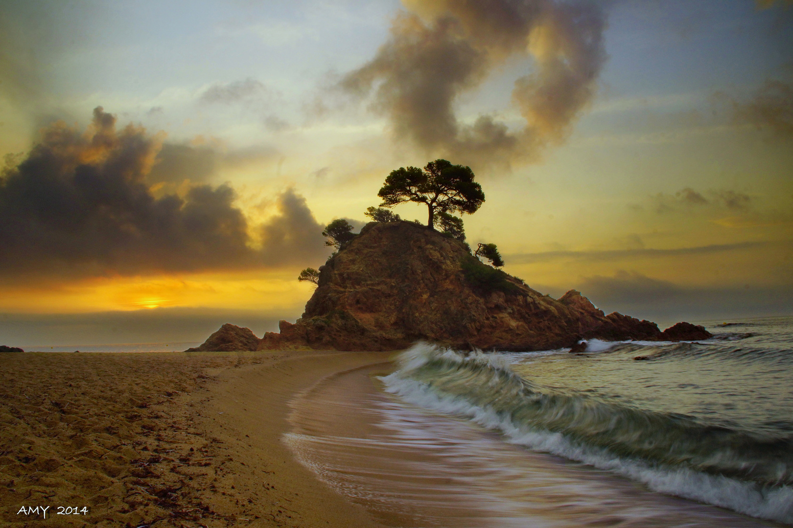 CAP ROIG  (PLATJA D´ARO) . Dedicada a RAFAEL MIRABET.