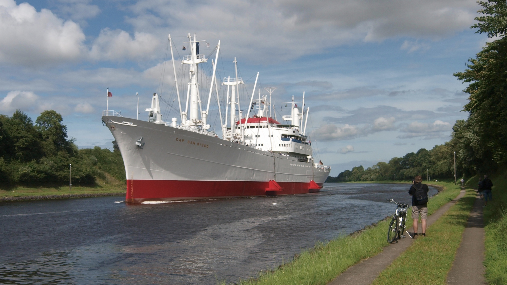 CAP SAN DIEGO auf dem Nord-Ostsee-Kanal