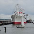 Cap San Diego legt in Cuxhaven ab