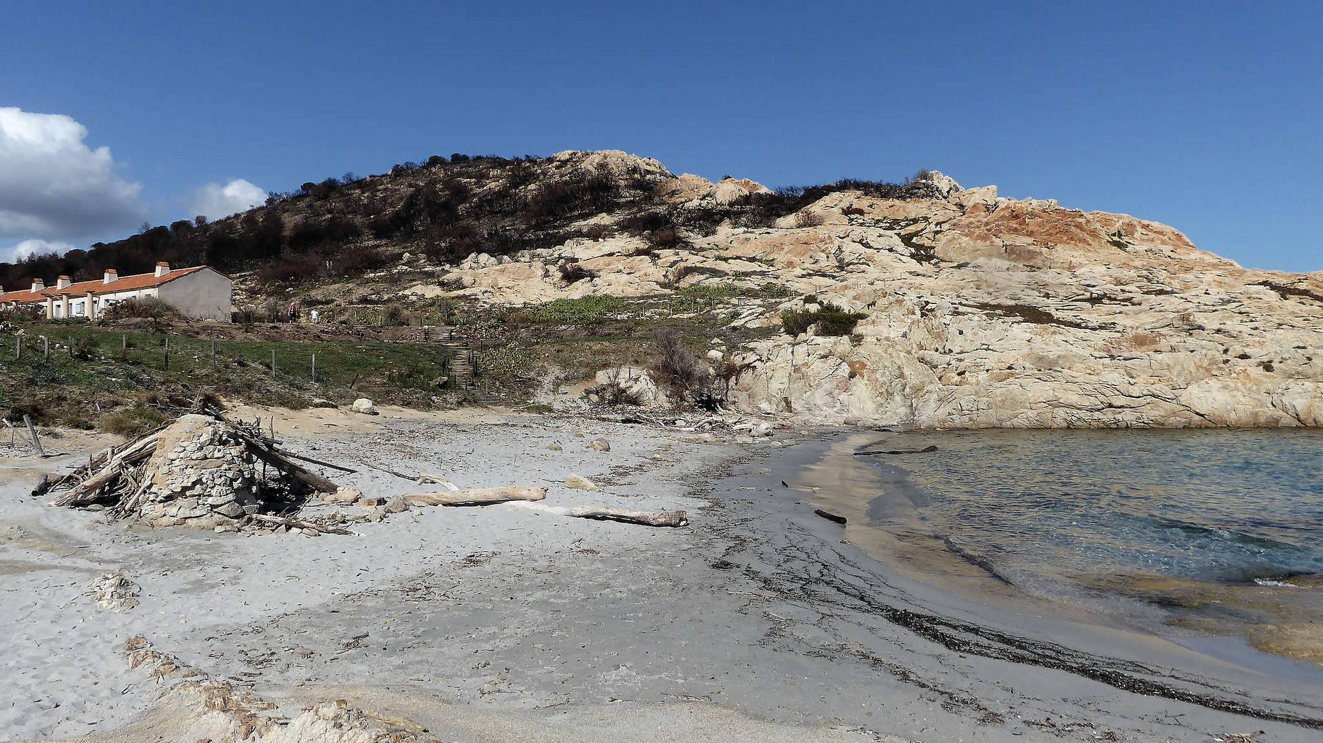 Cap Taillat nach dem Waldbrand 2017