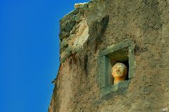 Capdepera, Carrer Castell _ Cabeza de terracota