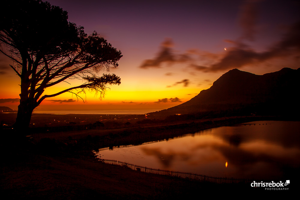 Cape Point Vineyards Sonnenuntergang