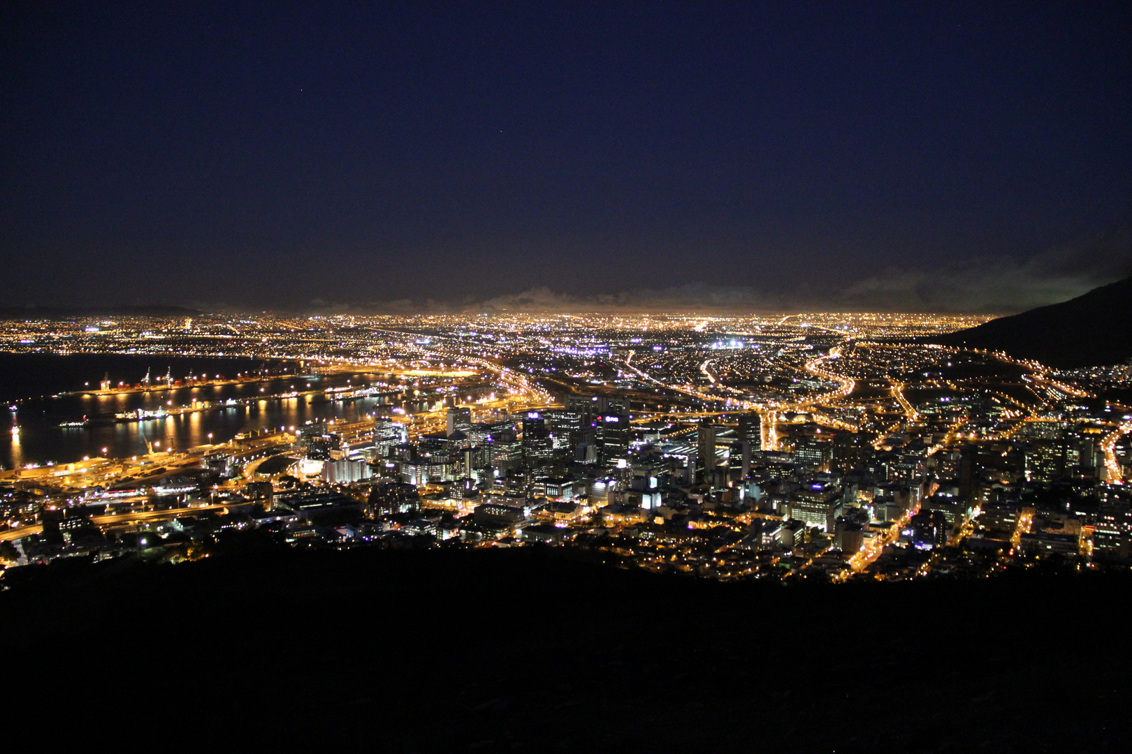 Cape Town at night