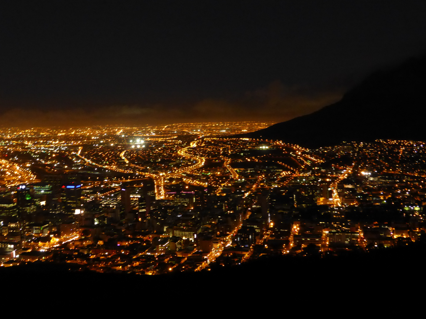 Cape Town at night