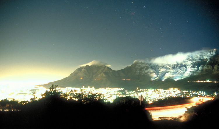 Cape Town at night