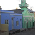 Cape Town, Bo Kaap, Street with mosque