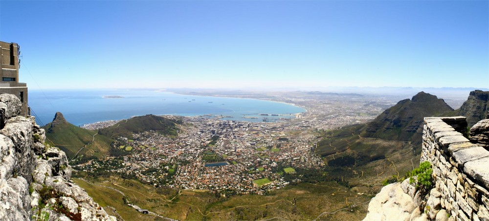 Cape Town Panaorama from Table Mountain