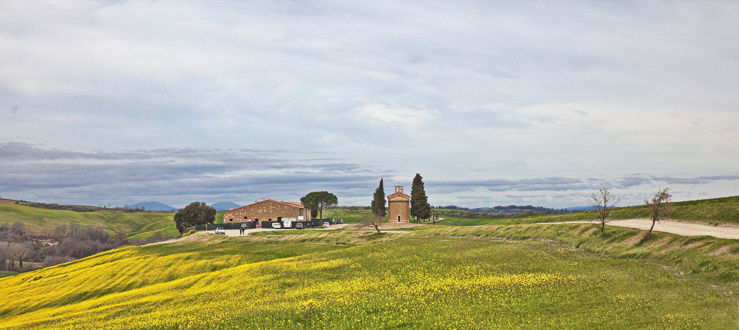 Capella della Madonna di Vitaleta im Tal der Orcia - Toskana