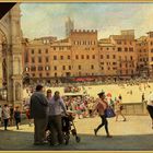 Capella di Piazza, Vita quotidiana nel Campo, Siena