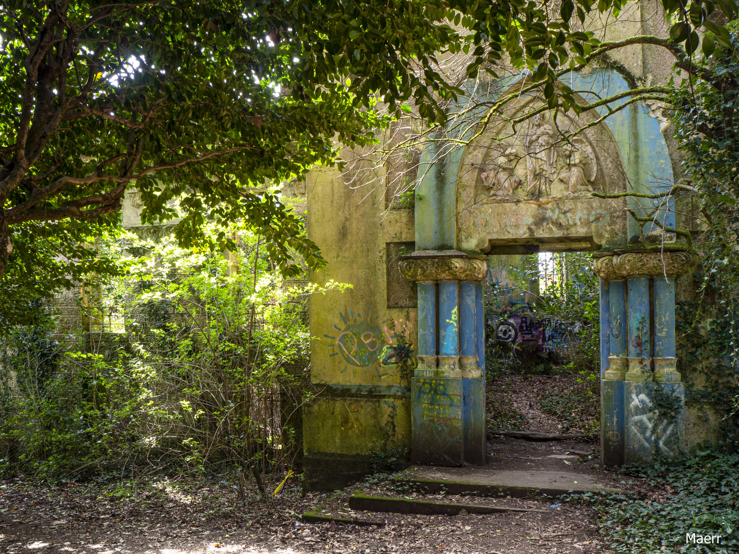 Capilla de la Finca del Espiño en ruinas.