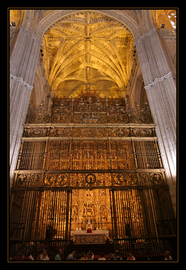 Capilla Mayor - Der Hauptaltar  ....