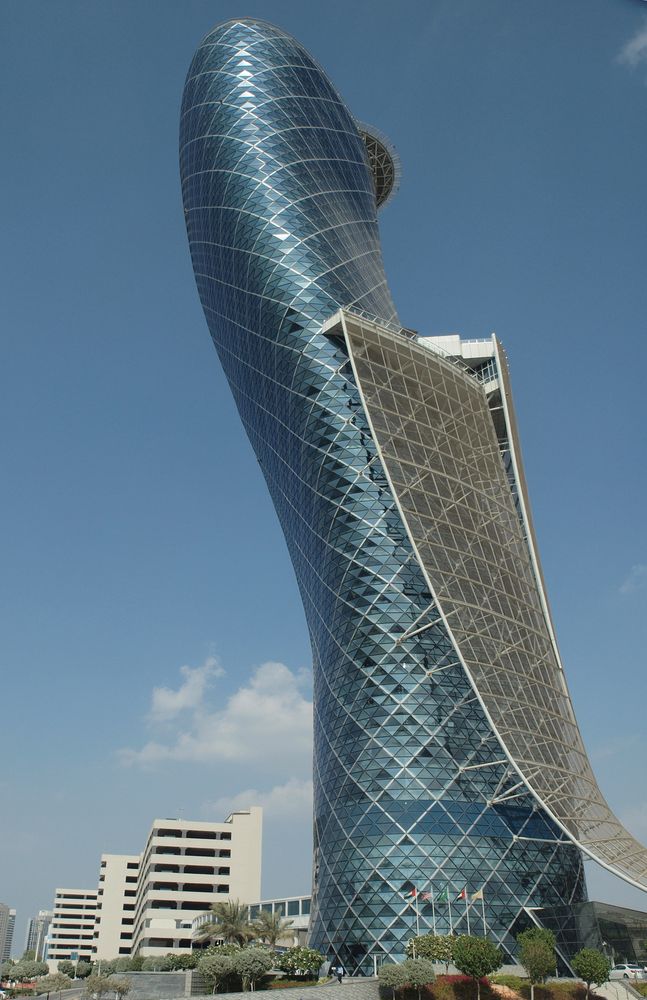 Capital Gate Tower in Abu Dhabi