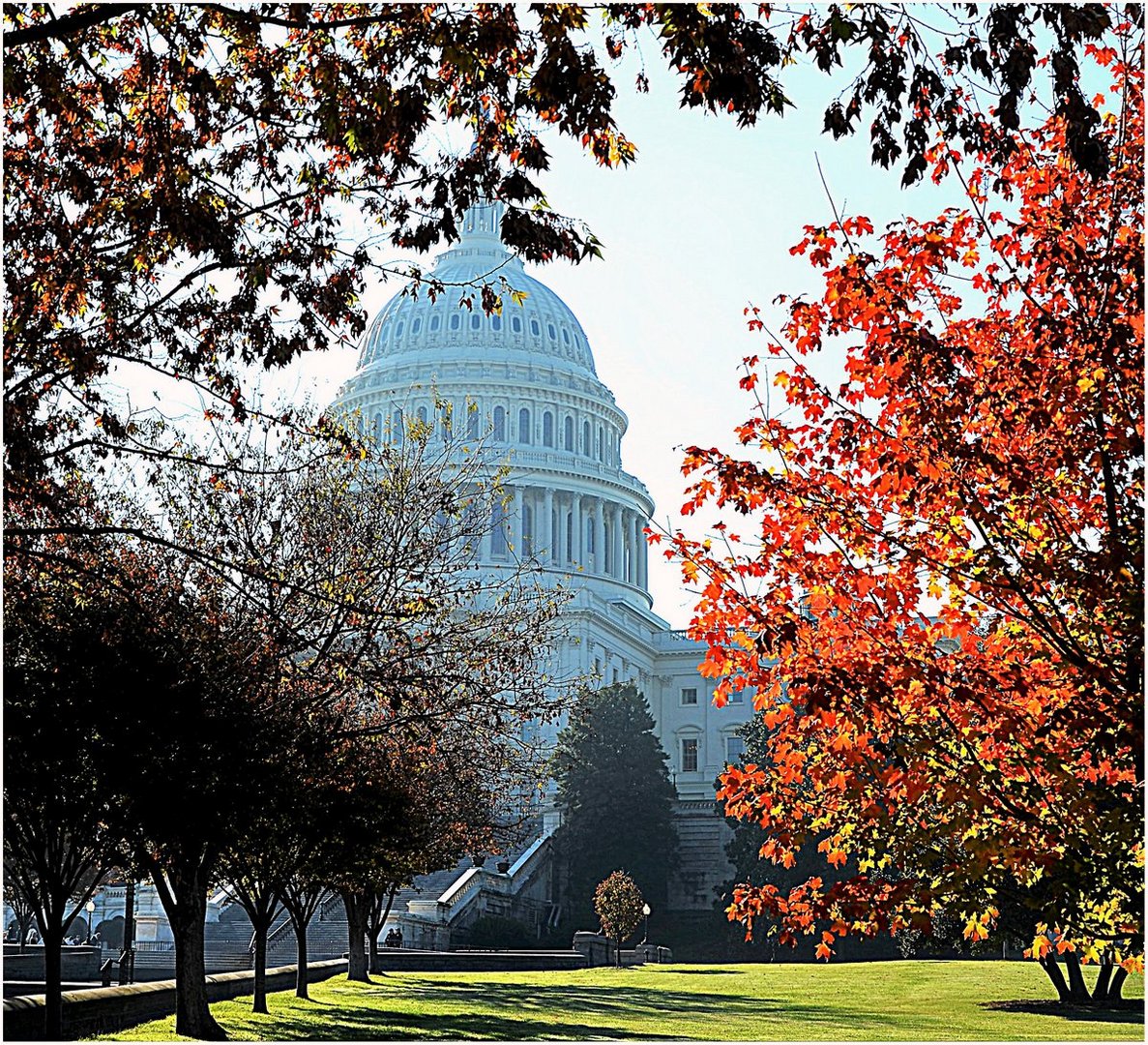  ... CAPITOL ... im Herbstdunst ...