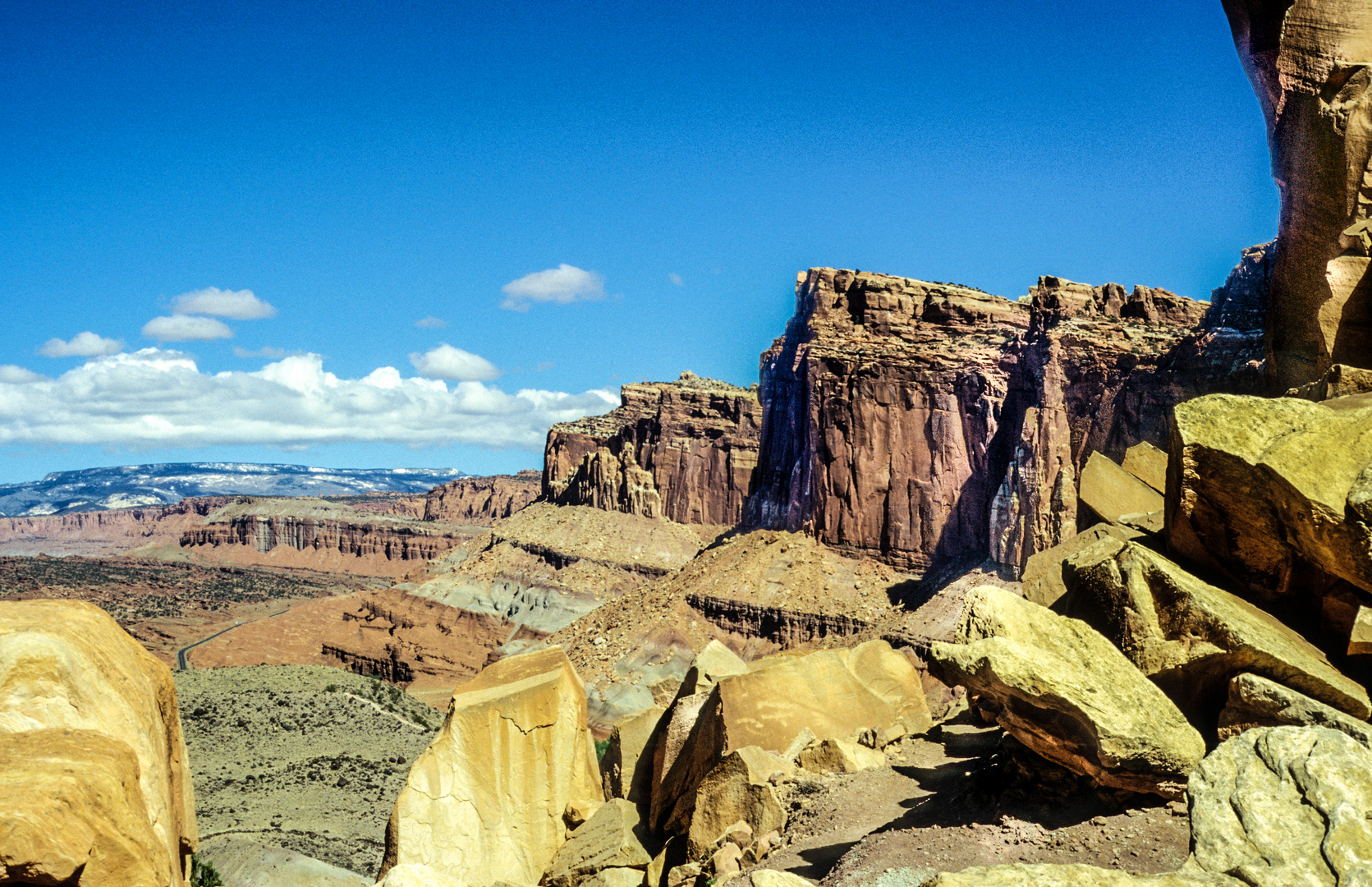 Capitol Reef at spring time