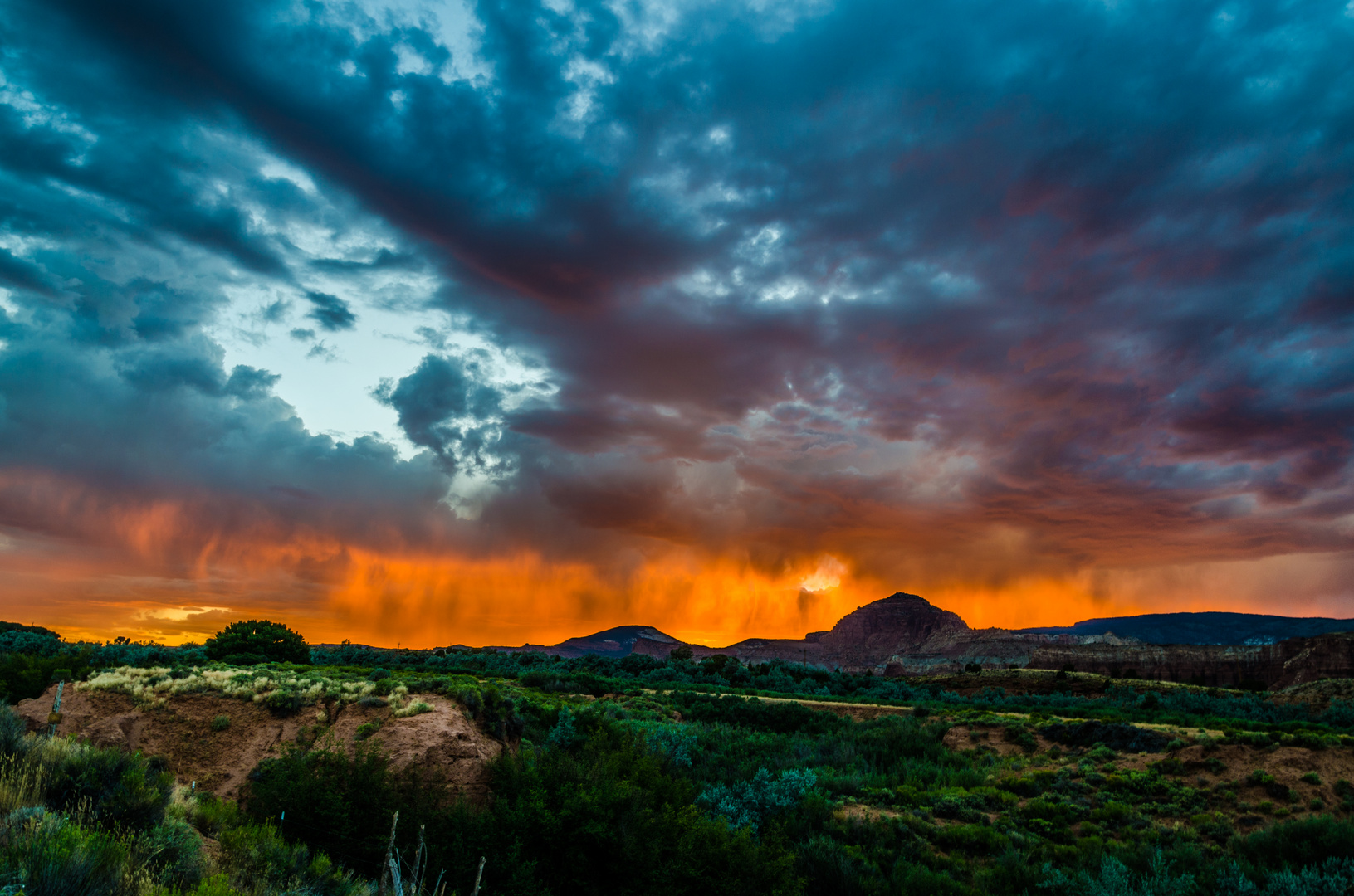 Capitol Reef - Gewitter und Sonne