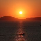 capo caccia immerso nel suo meraviglioso tramonto