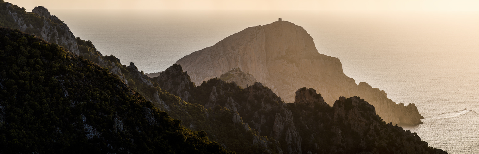 Capo Rosso im Abendlicht