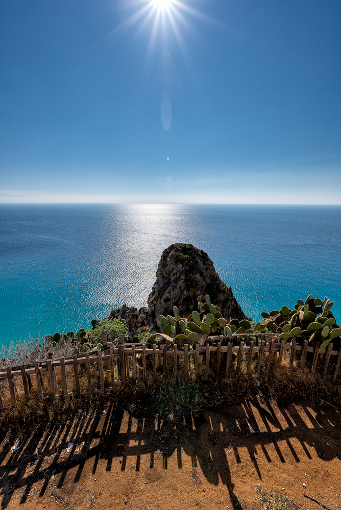 Capo Vaticano im Gegenlicht