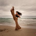 Capoeira en la playa