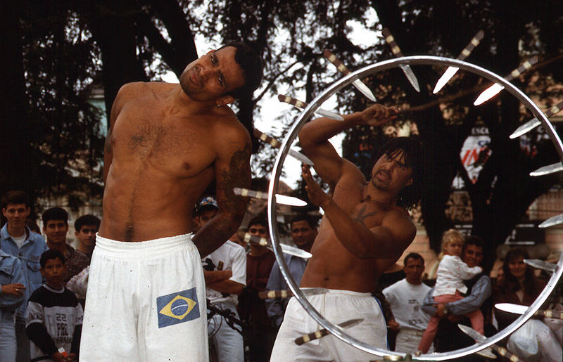 Capoeira in Joinville im Süden Brasiliens, 1996
