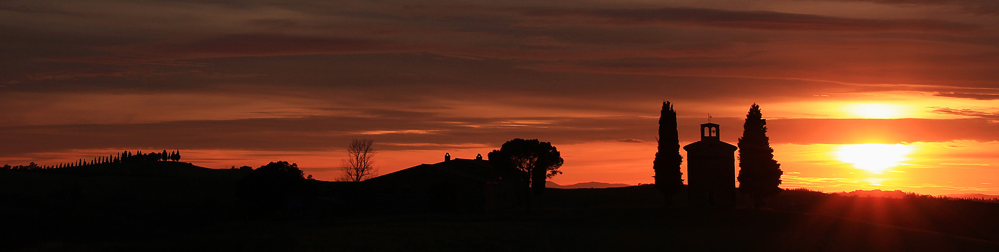 Cappella di Vitaleta, Val d'Orcia.