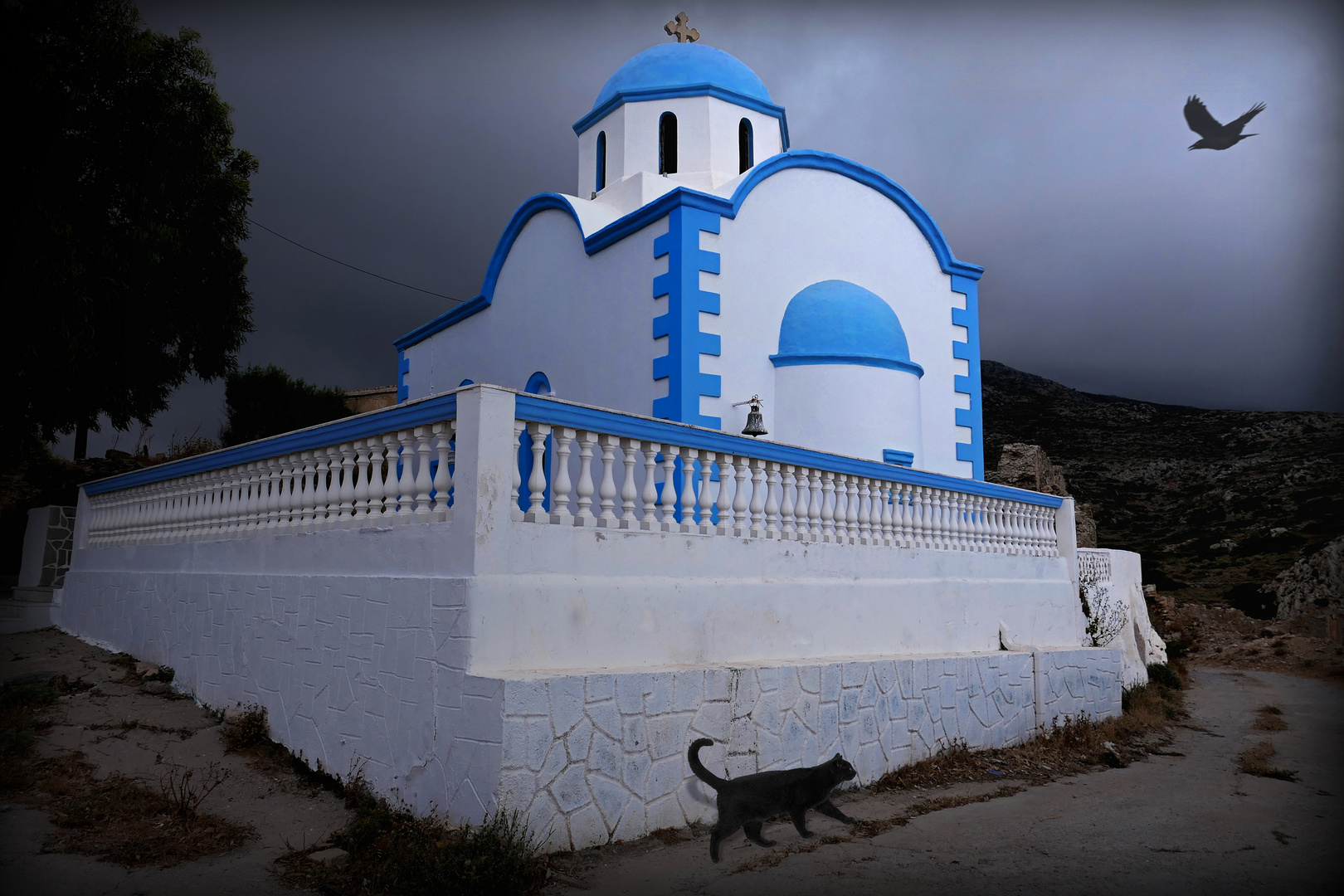 Cappelletta sulla strada, Karpathos