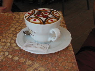 Cappuccino in Certaldo