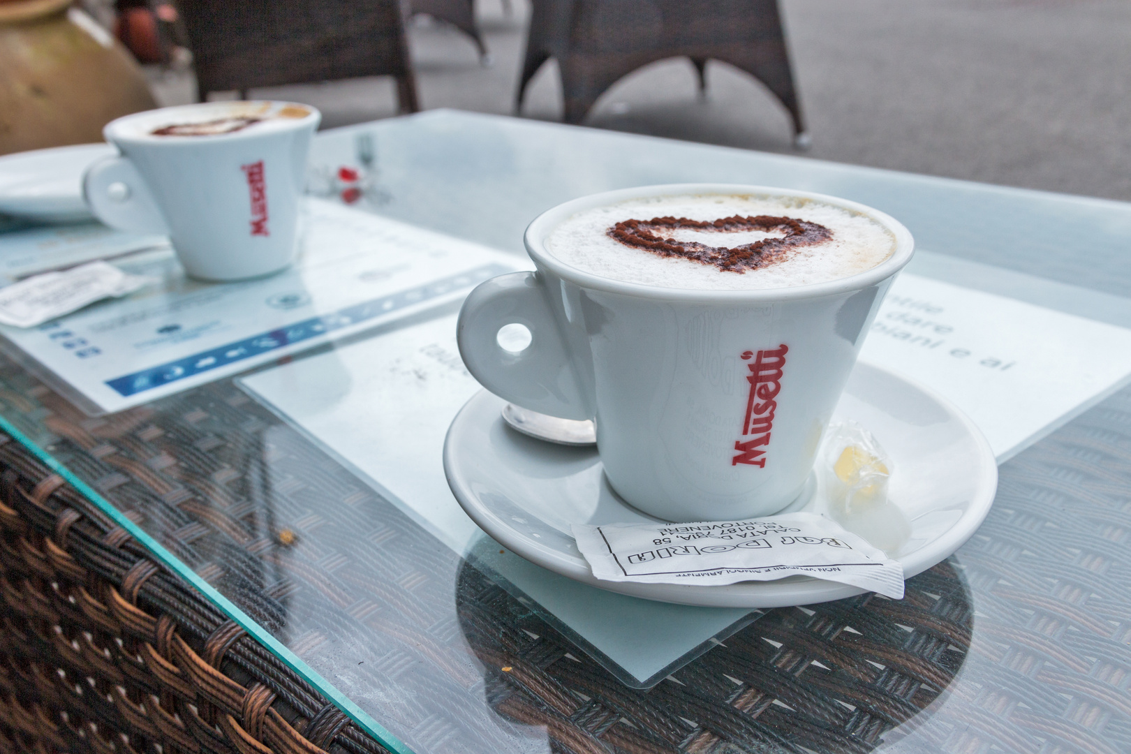 Cappuccino-Pause in Portovenere