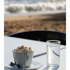 Cappucino am Meer