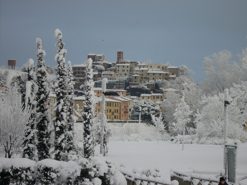 Capraia in neve